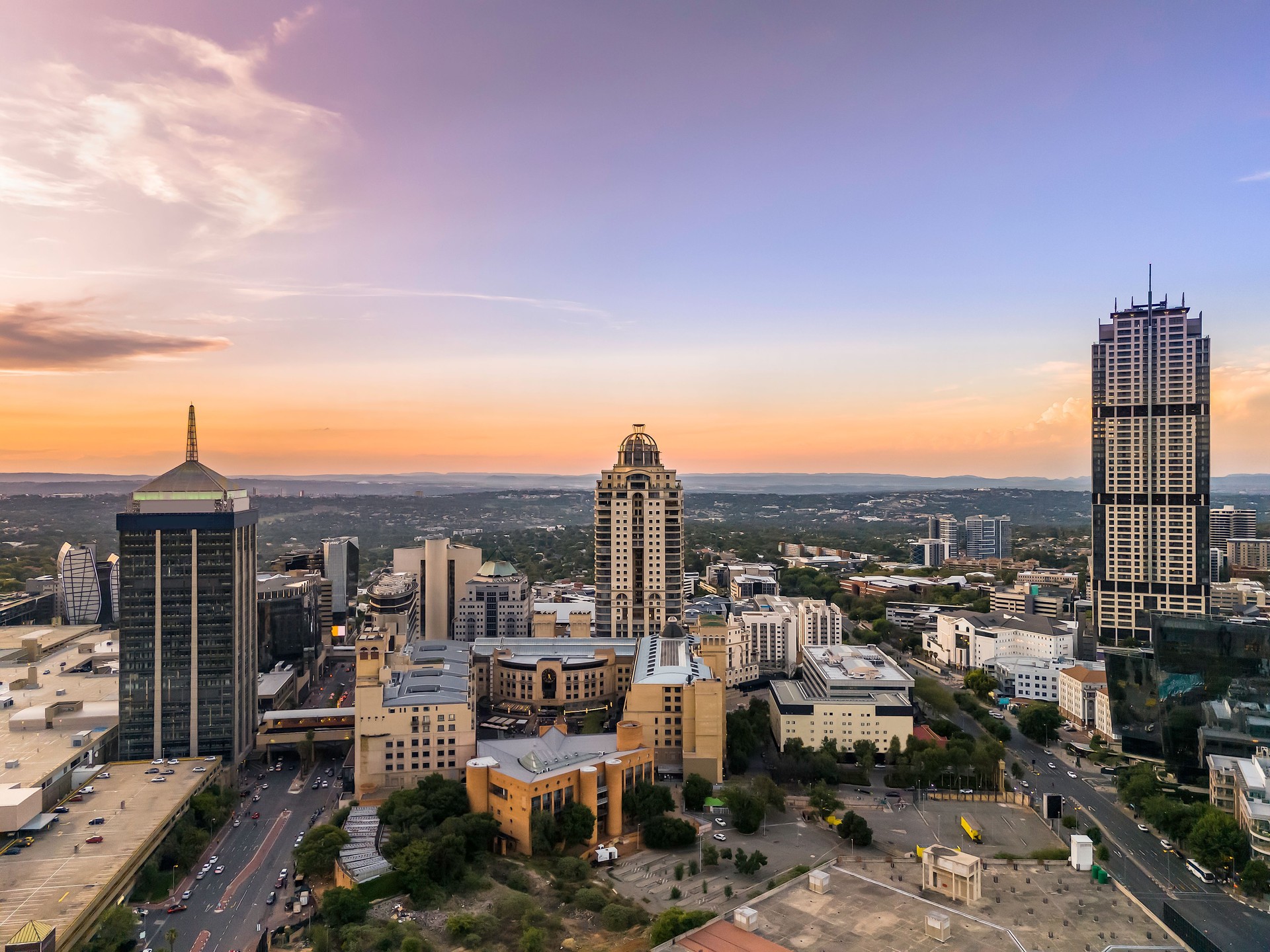 Sandton City with Nelson Mandela Square